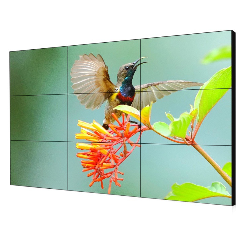 Pantalla LCD de Alta Definición BOE de 46/49/55/65 Pulgadas, Pantalla de Empalme con Marco Ultrafino, Pantalla Grande para Monitoreo de Salas de Conferencias