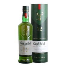 洋酒 格兰菲迪12年单一纯麦芽威士忌 GLENFIDDICH 原装进口英国
