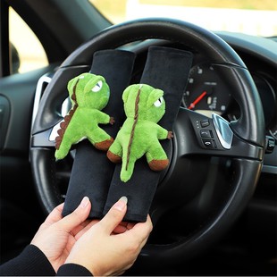 Car Seat Belt protective cover plush cartoon car anti-tightening seat belt shoulder pad creative cute car shoulder pad