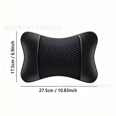 Neck Pillow, Full Leather Polyester: Headrest