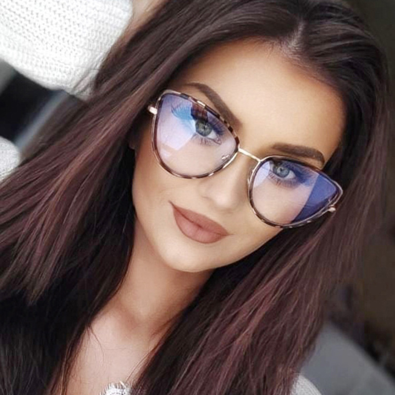 Ac Lens Material Butterfly Frame Glasses Style Fashion Geometric Ac Butterfly Frame Full Frame Optical Glasses