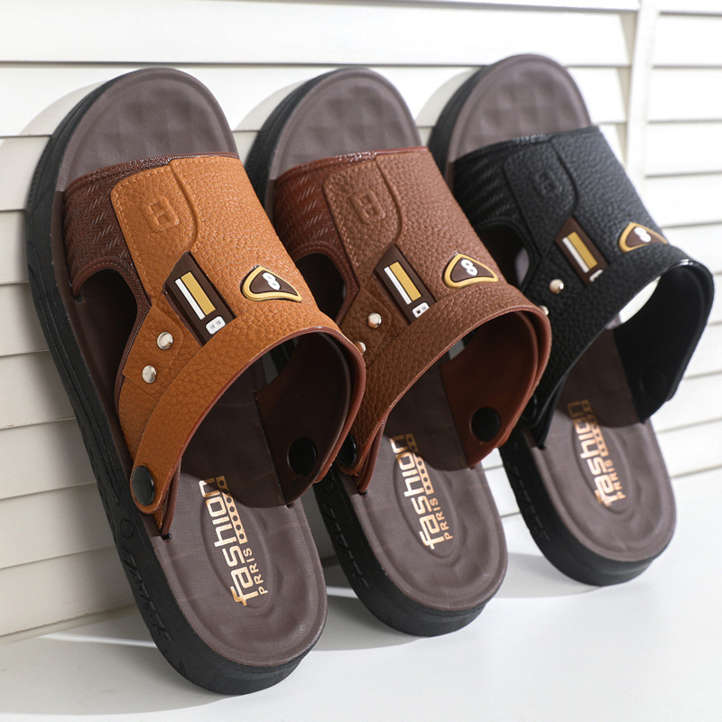 2025 verano nuevo estilo ropa exterior transpirable y resistente al desgaste sandalias y zapatillas de suela suave antideslizantes zapatos casuales para hombres tendencia