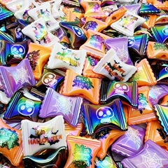 UVカラーハロウィーンキャンディービーズ手作りDIY携帯チェーンキーホルダーアクセサリービーズ飾りビーズ