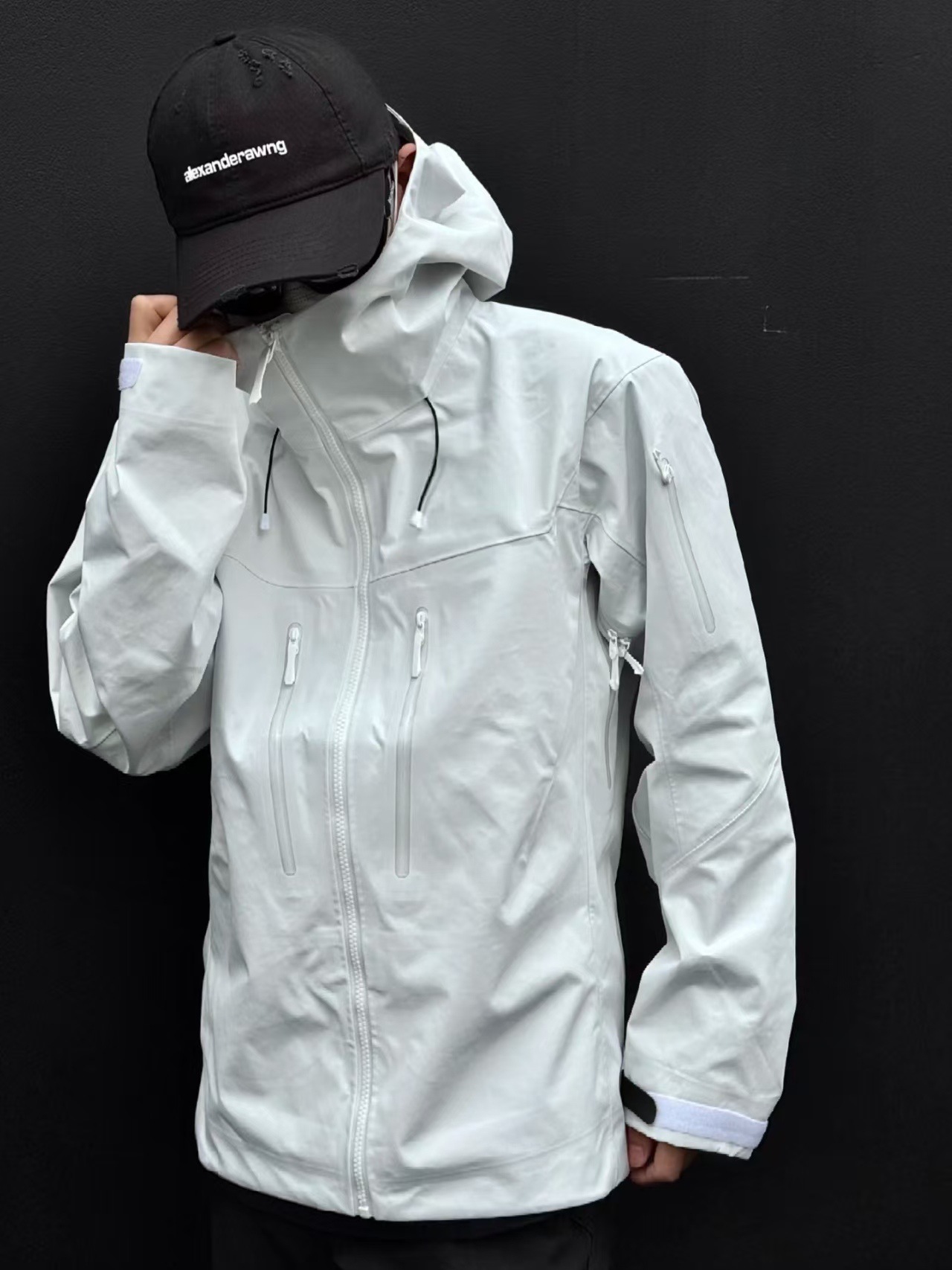 Toru Jia Ping reemplazo alfa sv7 vestir de asalto de tres capas de goma impermeable ventilación chaqueta al aire libre para hombres y mujeres