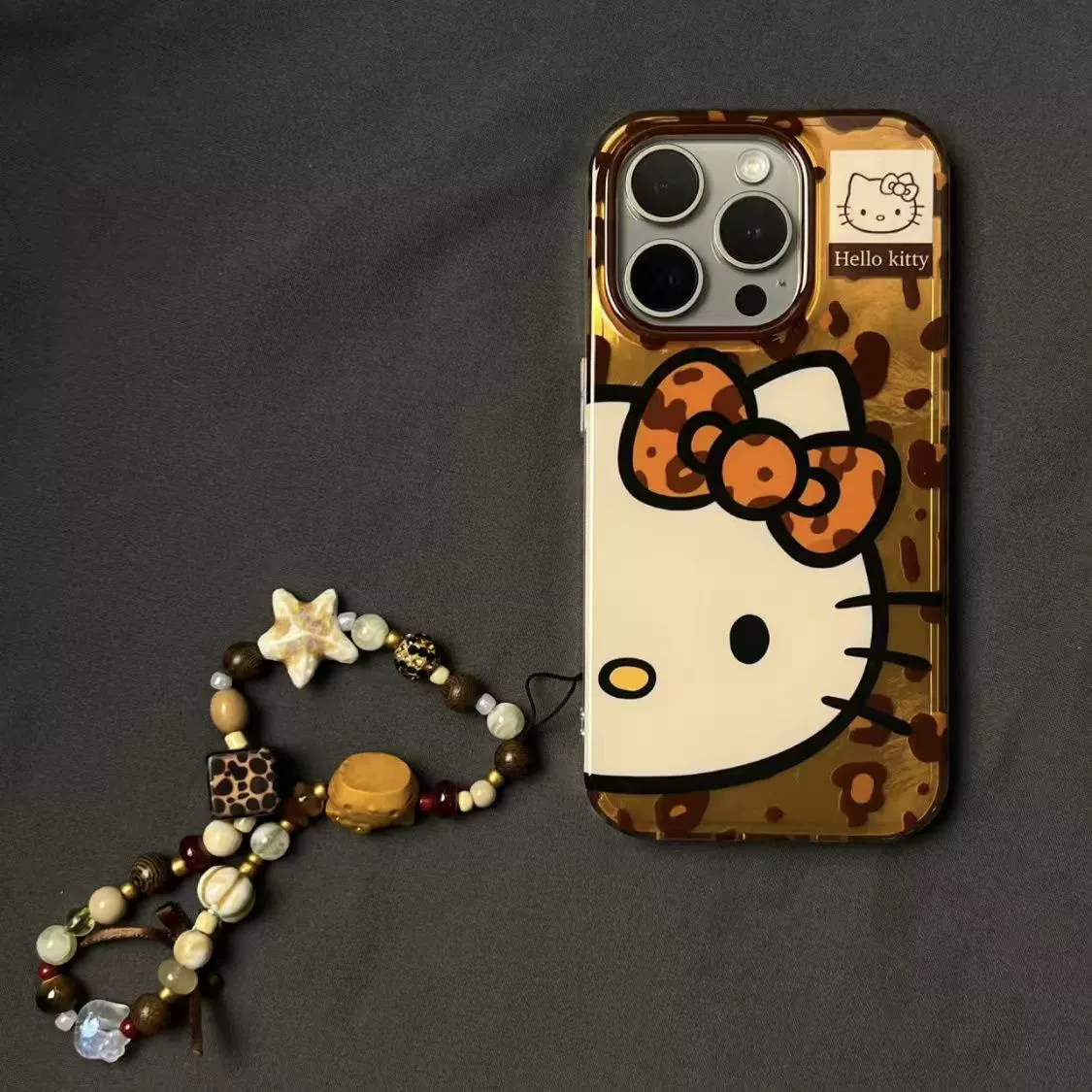 Чехол для телефона Hello Kitty (Vortex IMD) — совместим с iPhone 14, прозрачный TPU, милый бант
