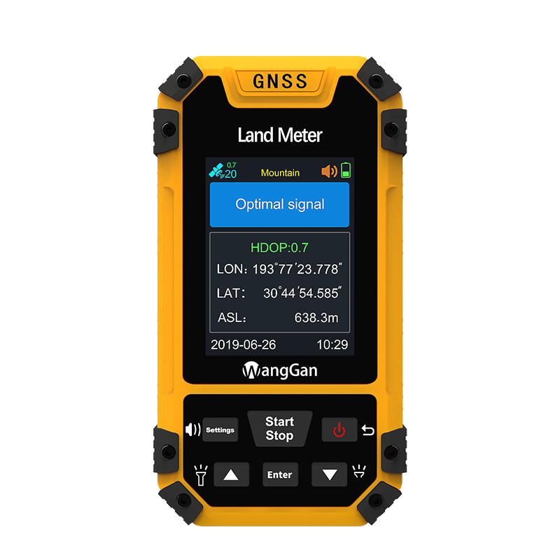 WangGan GPS Land Survey Meter S4 With Yellow Body