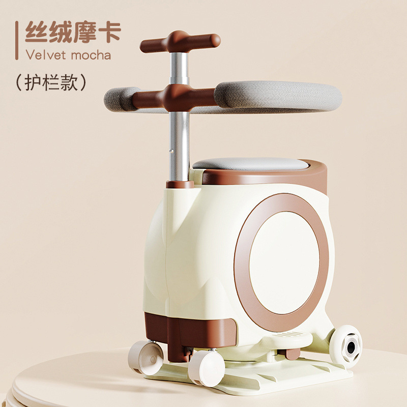 @기간한정핫세일@커피컬러(가드레일, 이중핸들바, 안전벨트, 스트랩)