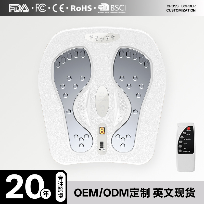 Cross-Border Foot Massager Foot Ems Pulse Foot Vibration Foot Massager Wireless Remote Control Foot Massage Machine Physiotherapy Cross-Border Foot Massager Foot Ems Pulse Foot Vibration Foot Massager Wireless Remote Control Foot Massage Machine Physiotherapy