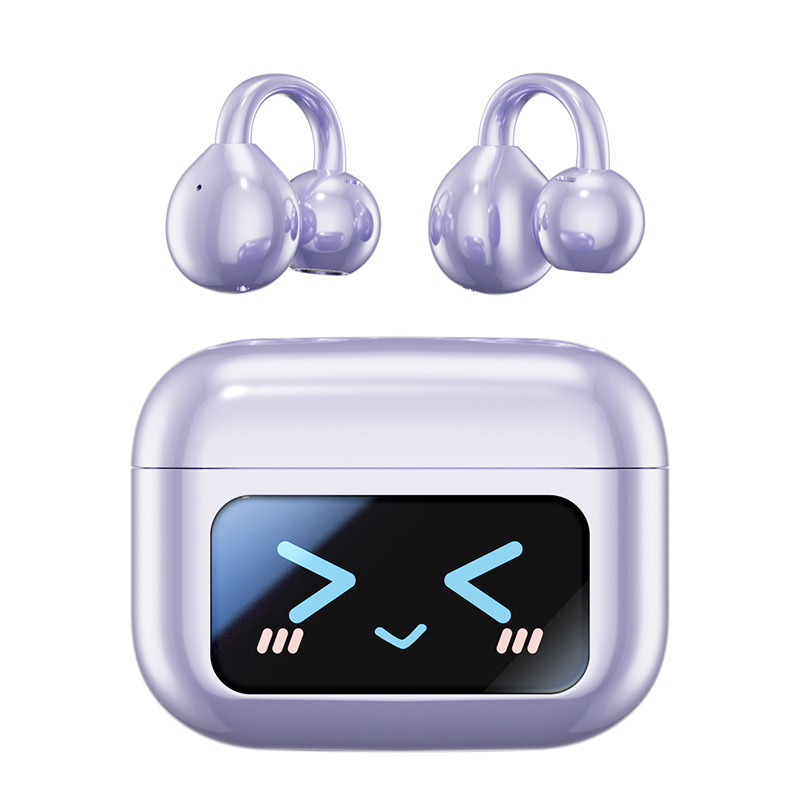 M100 越境ホットセール人気のクリップオンイヤータッチスマートカラースクリーン高品質 Bluetooth ヘッドセットソース工場卸売|undefined