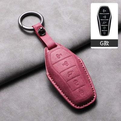 Car key bag, Byd Retro Key Cover Dolphin - byd-g-model-red-set-ring-buckle