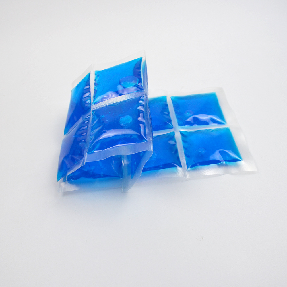 Bolsa de hielo reutilizable de gel de celosía congelada de alimentos frescos transporte refrigerante de refrigeración de almacenamiento fresco camping portátil image 5