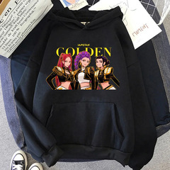 【跨境欧码】KPop Demon Hunters Anime Print Hoodies Graphic
