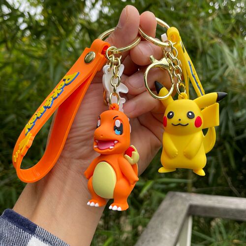 Pokémon Pet Pikachu Charm Keychain, Bag Hook, Couple Keychain