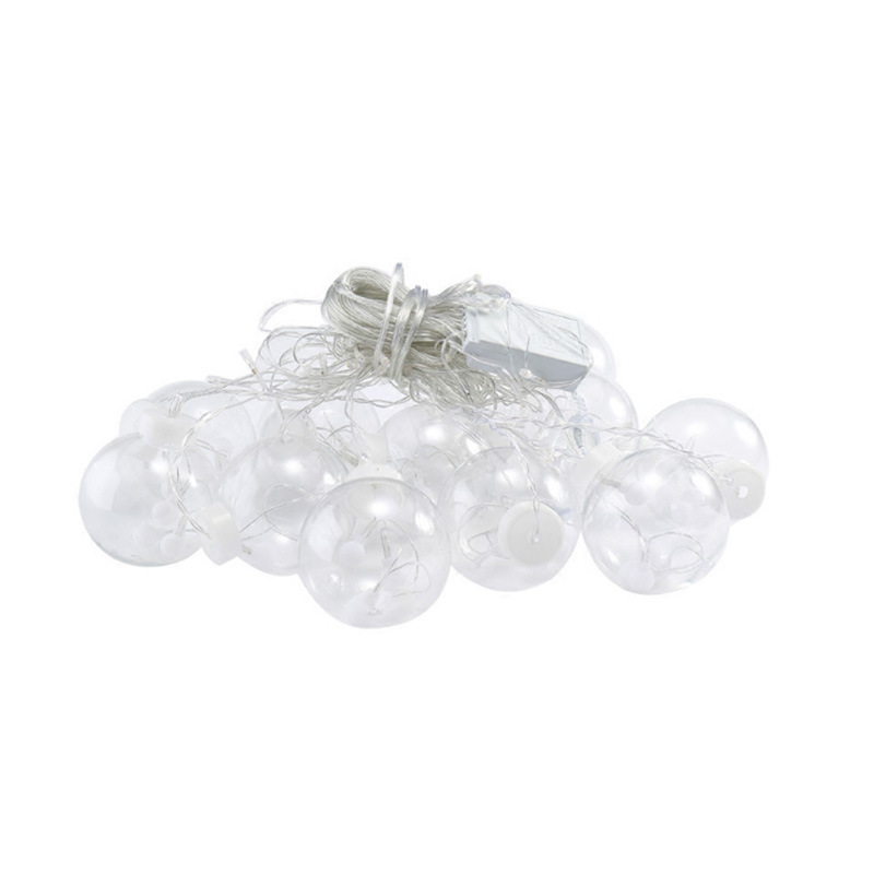 LED 문자열 조명 태양 소원 볼 커튼 조명 작은 둥근 공 크리스마스 조명 모든 하늘 별 공 매달려 조명