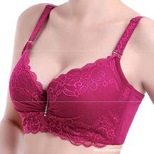 lace push up bra big size C D E thin cup sexy women lingerie