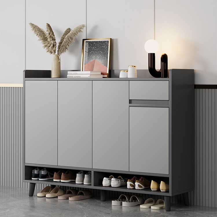 gabinete de zapatos doméstico puerta de entrada interior gabinete de puerta de entrada tipo económico a prueba de polvo rack de zapatos gabinete de almacenamiento para alquiler de vivienda