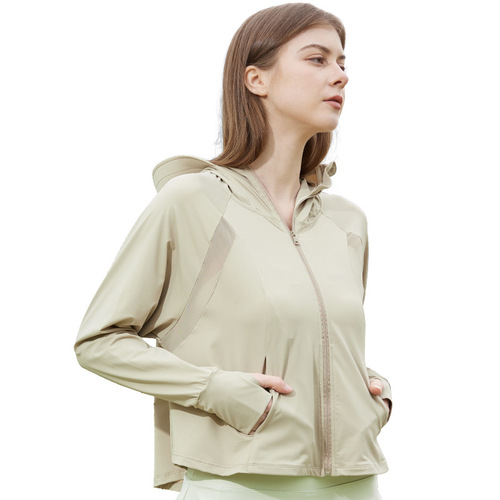 Women's New Loose UV Protection Breathable Hooded Scarf Shirt Outdoor Sports Sunscreen 2024