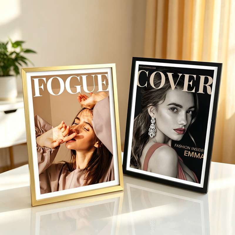 Aluminum alloy picture frame decorative frame 7 inches 8inch 10inch A4 A3 manufacturer wholesale certificate poster mounting frame Aluminum alloy picture frame decorative frame 7 inches 8inch 10inch A4 A3 manufacturer wholesale certificate poster mounting frame