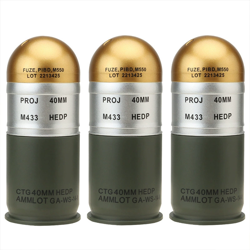 ПМодель гранаты Toy M433, реплика 40 мм, запечатанная цветная коробка, 4×4×10 см