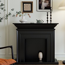 法式仿真火壁炉装饰柜现代简约火焰雾化入户走廊玄关隔断置物柜