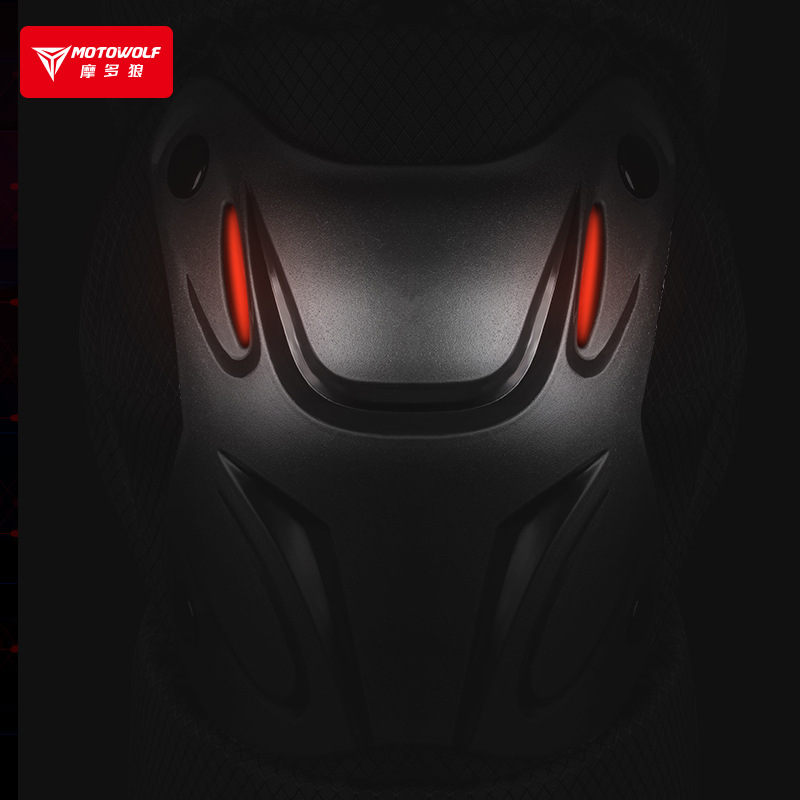 Комплект защитного снаряжения Motowolf MDL1010 черный