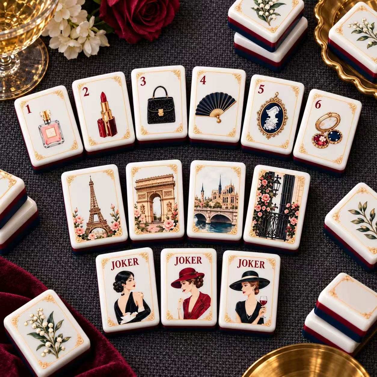 American Mahjong. Customized souvenirs and cultural gifts featuring your logo or design