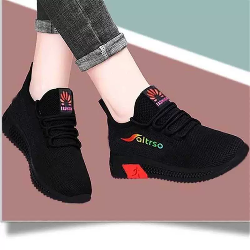 Summer breathable work footwear, comfortable shoes for mother, soft sole