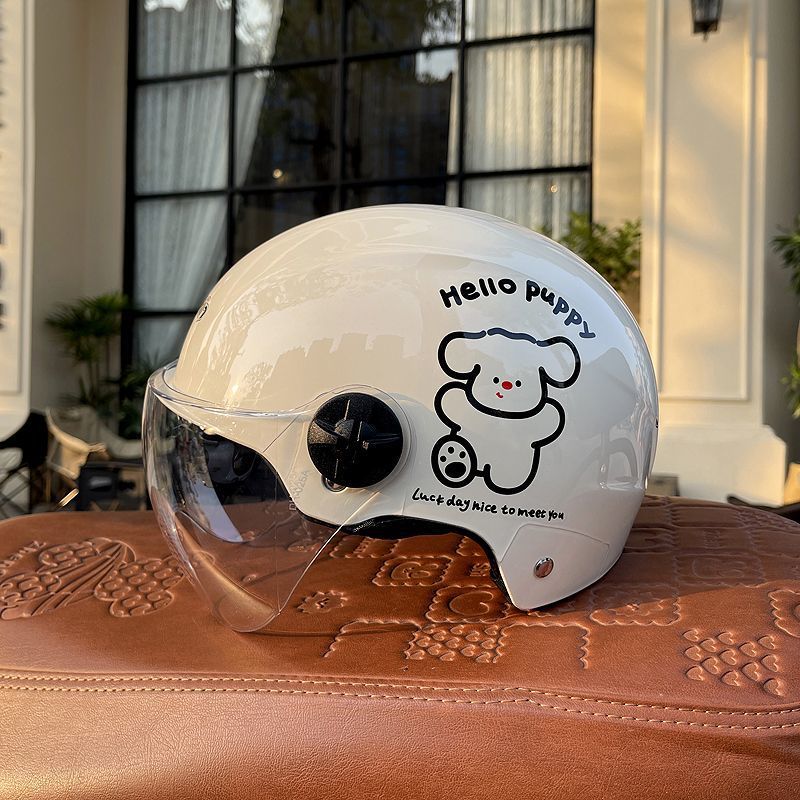 3C Certified Electric Motorcycle Helmet Summer Sunscreen Half Helmet