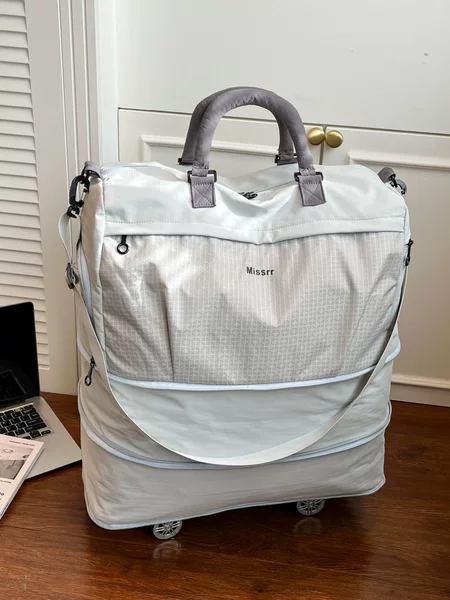 Wholesale Travel Bag, Double-Layer Wheeled Luggage Bag, Dry and Wet Separation, Expandable, Portable, Carry-On Storage Bag for Swimming