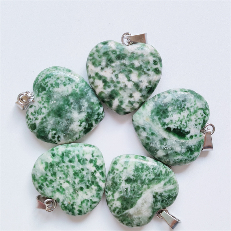 Cruz-frontera piedra natural amor colgante 20mm cristal Ágata en forma de corazón colgante melocotón corazón COLLAR COLGANTE accesorios de la joyería