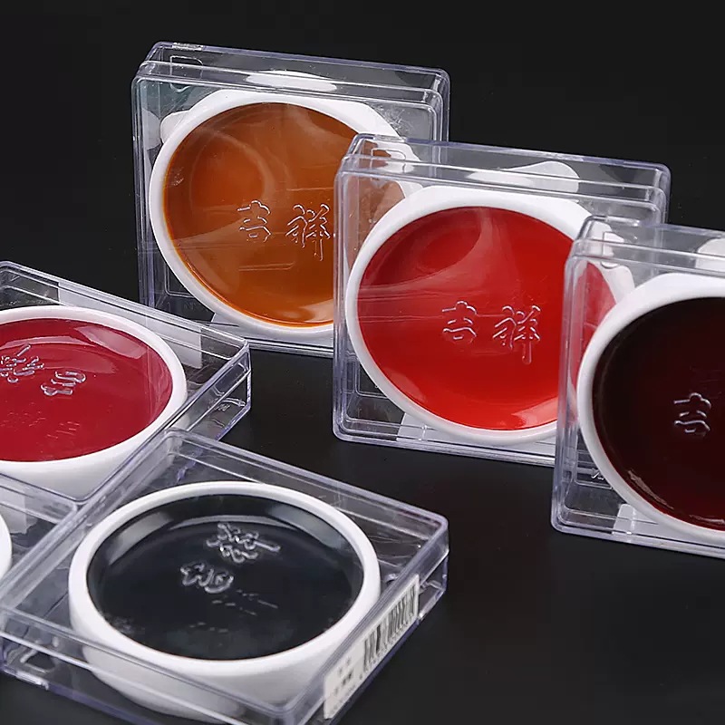 Japonés importado auspicioso color tazón de hierro color porcelana plato tazón pluma fina pintura a mano alzada acuarela sólida pintura china pintura