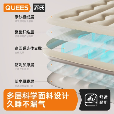 Sleeping Pad Foldableing Mattress Flocking | Vehicle-mounted inflatable bed