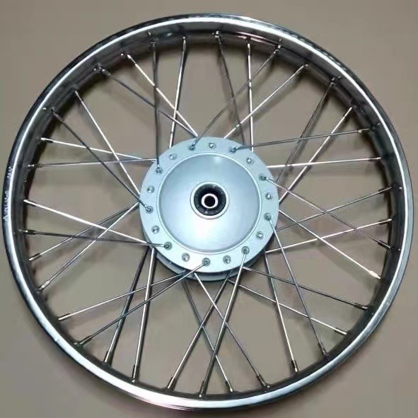 Cg125 Motorcycle Zj Zhujiang Wheel Hub 36-Hole Steel Wire Retro Modified Front and Rear Grille Assembly Men's Motorcycle