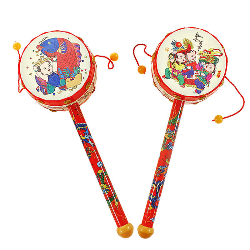 Two peace drums (patterns random)