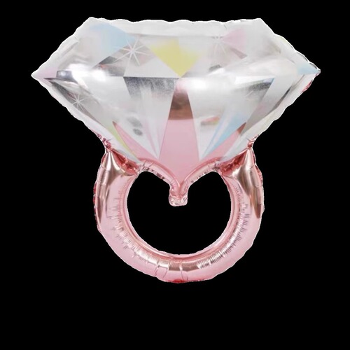 Suomei Home Diamond Ring Ring Balloon Wedding Birthday Arrangement 520 Proposal Confession Wedding Anniversary Decoration