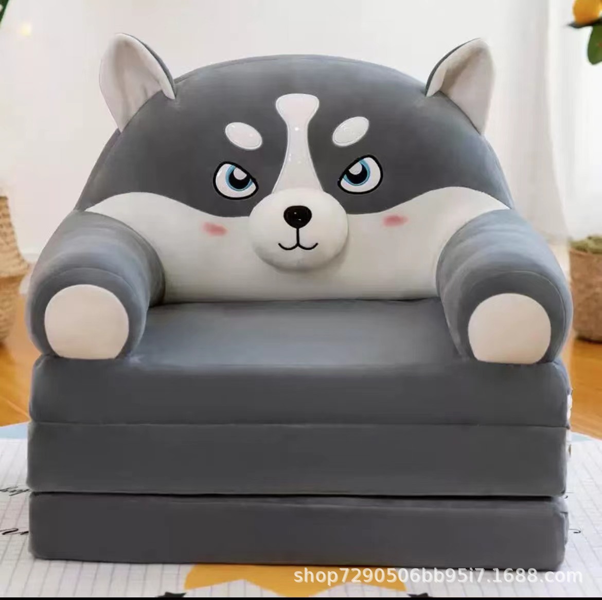Sofá plegable para niños nuevo al por mayor creativo jardín de infantes bebé asiento plegable regalo de estudio siesta sofá cama