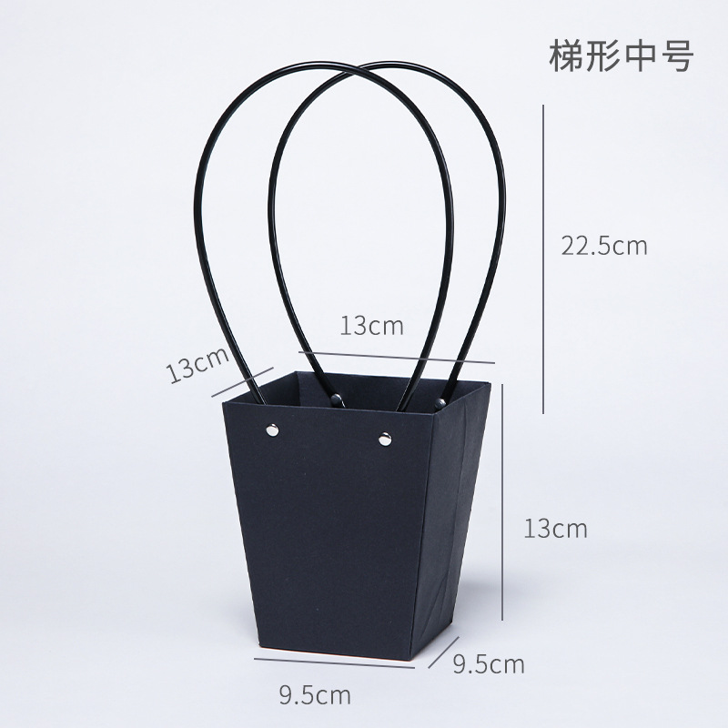 사다리꼴 T2 미디엄 블랙, 토트백