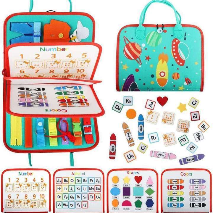 Transfronterizo nuevo dinosaurio Montessori elefante fieltro aprendizaje tablero ocupado Junta educación de la primera infancia niños Ilustración educativo fieltro