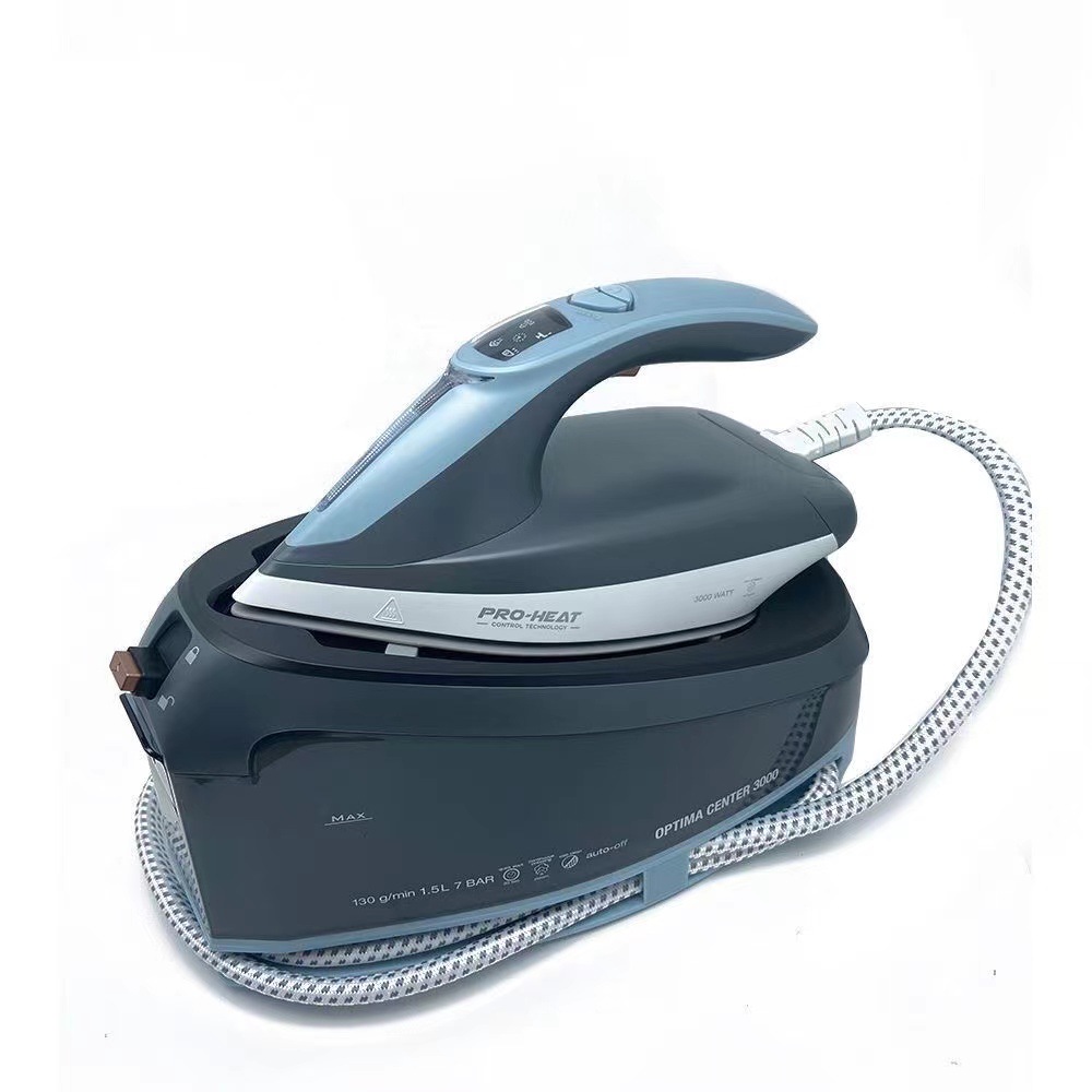 Normas europeas de hierro eléctrico de vapor transfronterizo tipo botella colgante máquina de plancha de calor eléctrico de alta potencia suministrada exclusivamente transfronterizo