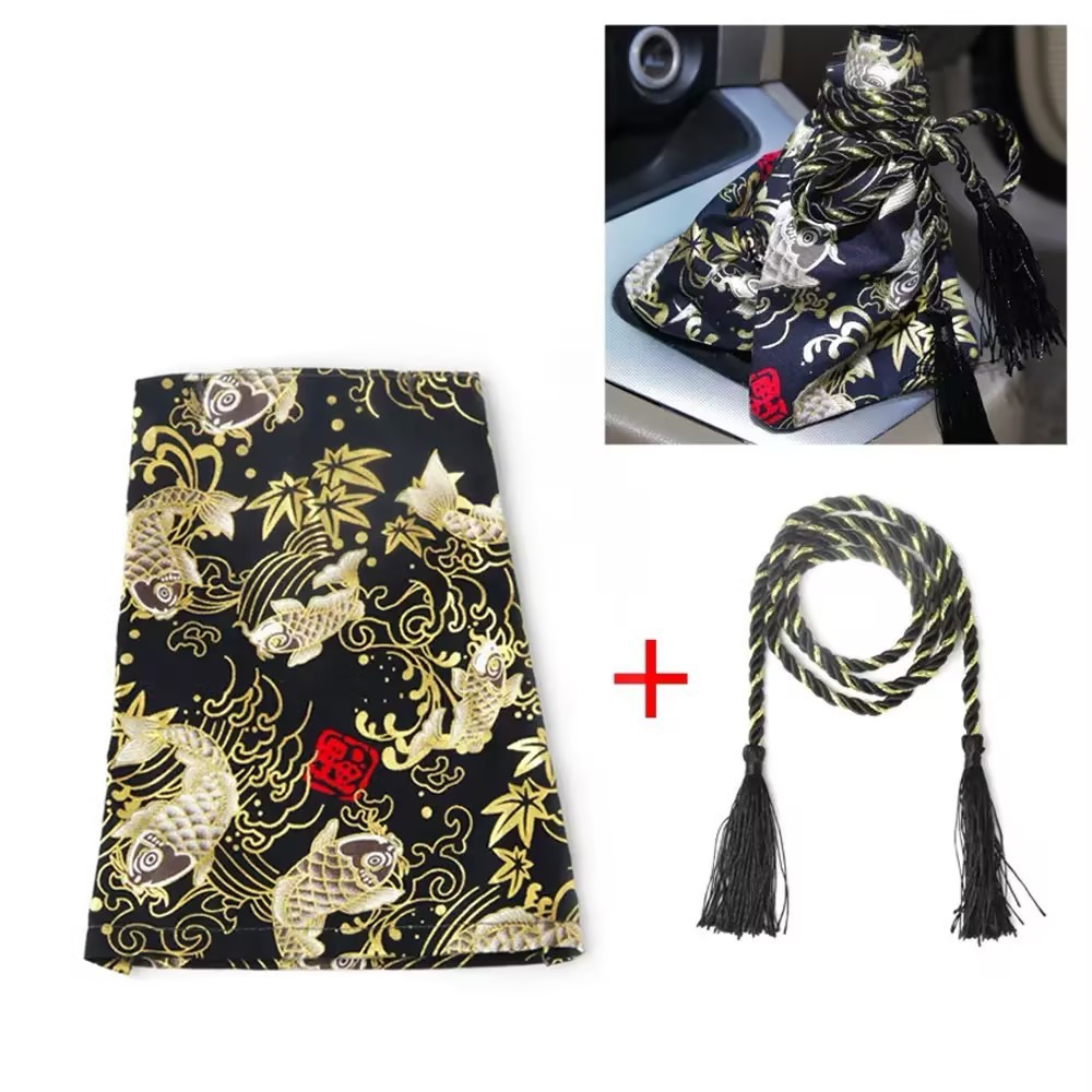 JDM Japanese-style car gear shift cover, manual transmission gear shift cover, popular cross-border product, car interior decoration, national trend