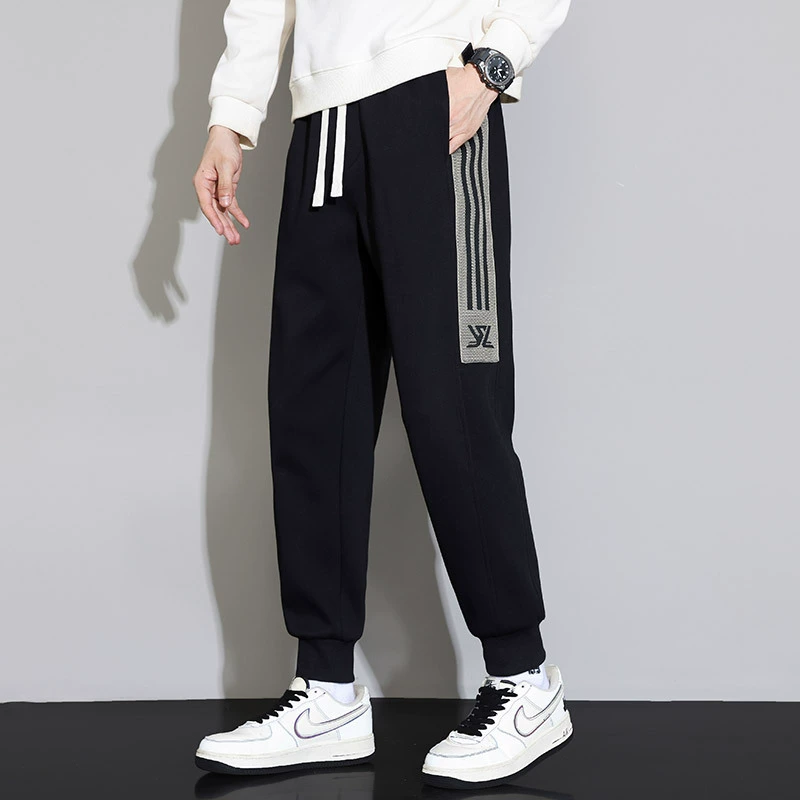 Autumn trousers for leisure, plus size