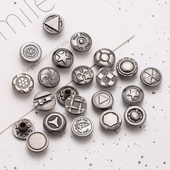 金屬鉚釘扣子母釘撞釘沙灘涼鞋固定裝飾紐扣箱包五金配件連接扣子