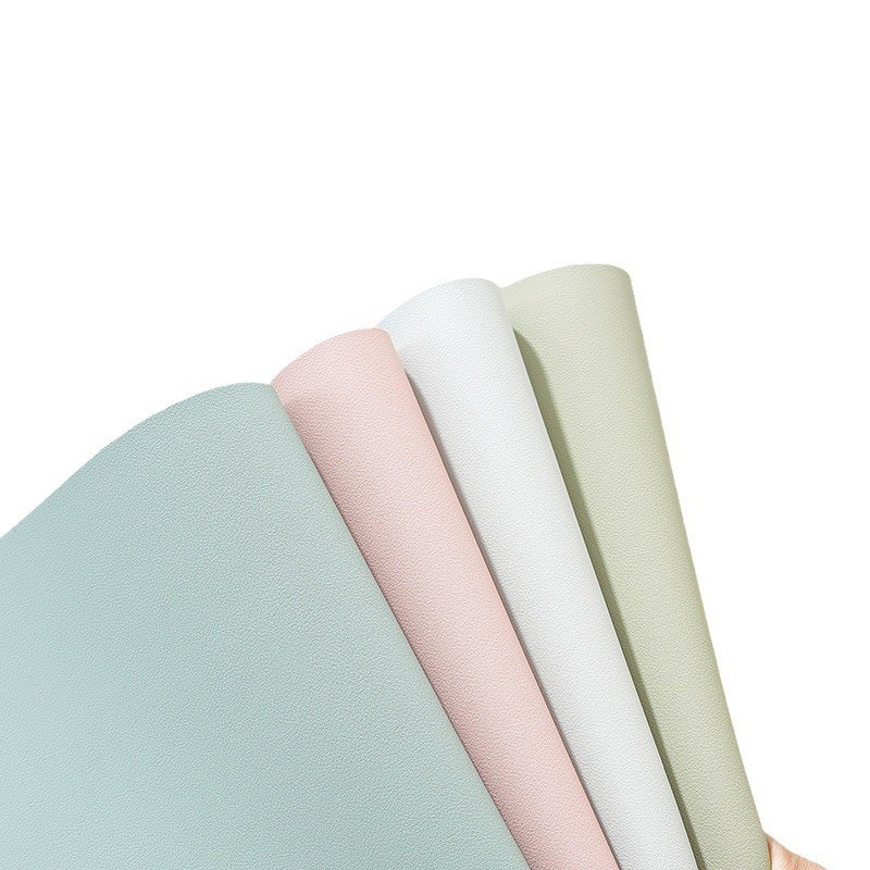 Tapete de cuero inodoro y ecológico específico para jardín de infantes, tapete de protección para escritorio de PU impermeable y resistente al aceite, sin necesidad de lavado, para estudiantes de primaria y secundaria