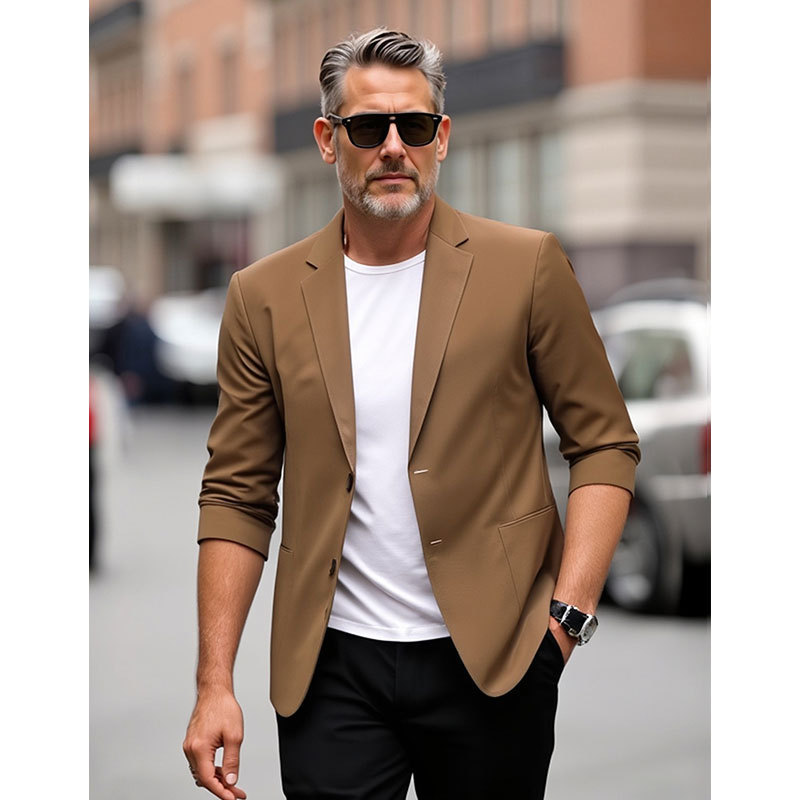 2026 Cross-Border Amazon Men's Suit Jacket for Spring and Autumn, Thin Single-Breasted Blazer, Lightweight Casual Men's Suit 2026 Cross-Border Amazon Men's Suit Jacket for Spring and Autumn, Thin Single-Breasted Blazer, Lightweight Casual Men's Suit
