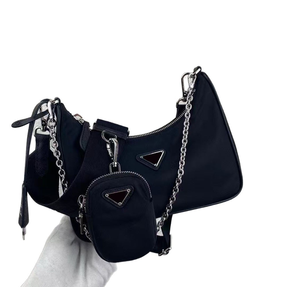 HOBO Champion 2024 otoño nuevo bolso de brazo letras sólidas bolso de moda coronado bolso de hombro bolso de mochila Oxford