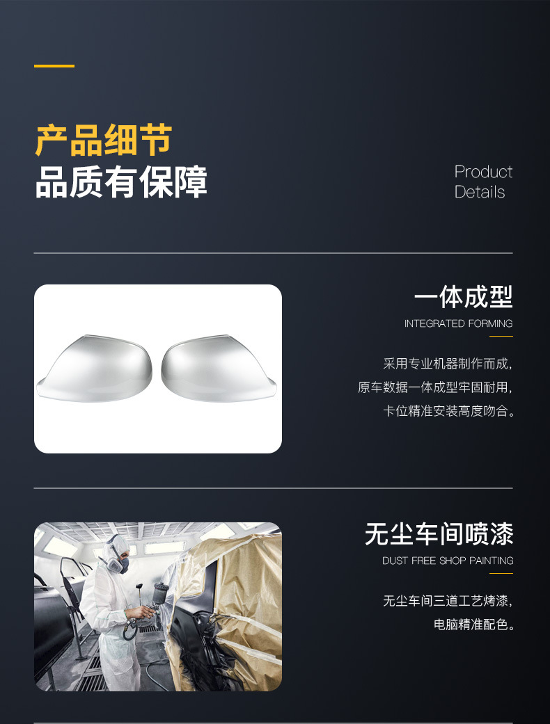 Suitable for 09-17 Q5/Q7 Rearview Mirror Housing Q5 Reversing Mirror Turn Signal Q7 Reflective Lens Replacement