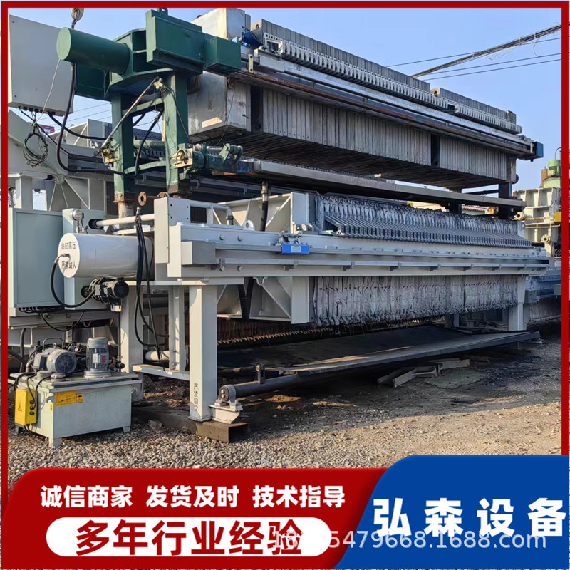 二手拉板式压滤机 200平方景津隔膜压滤机 实验室板框压滤机