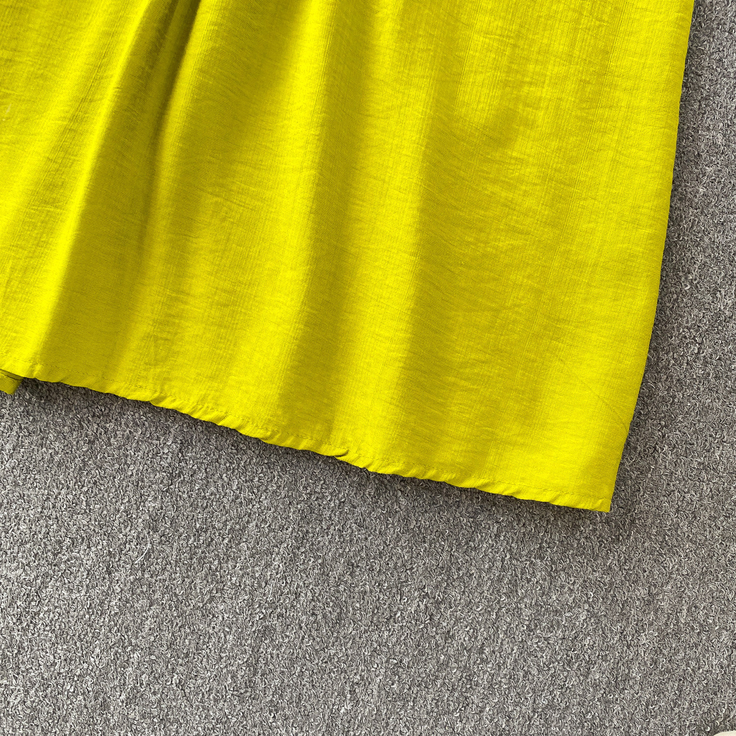 Elegant Pleated Round Neck Dress For Women Commuter Style Three Quarter Sleeve Slimming A-Line Long Skirt Casual Summer_ecoleips.com