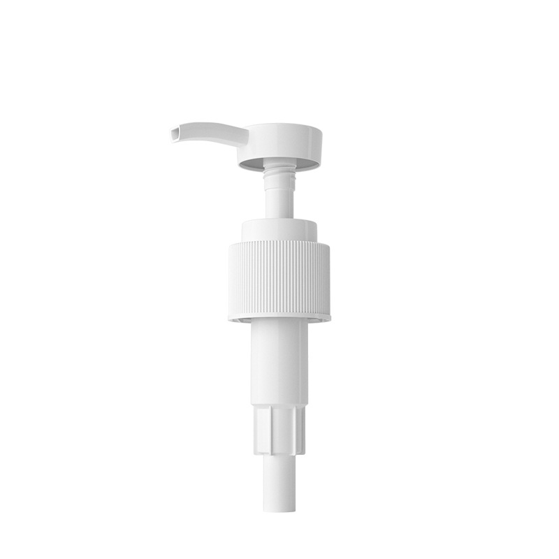 24mm/28mm cabeza de la bomba de loción blanca cabeza de la bomba de prensa personalizada LW0201-J de fábrica al por mayor