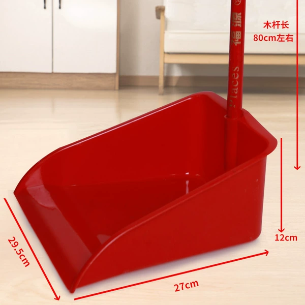 Large red bucket with 80 poles